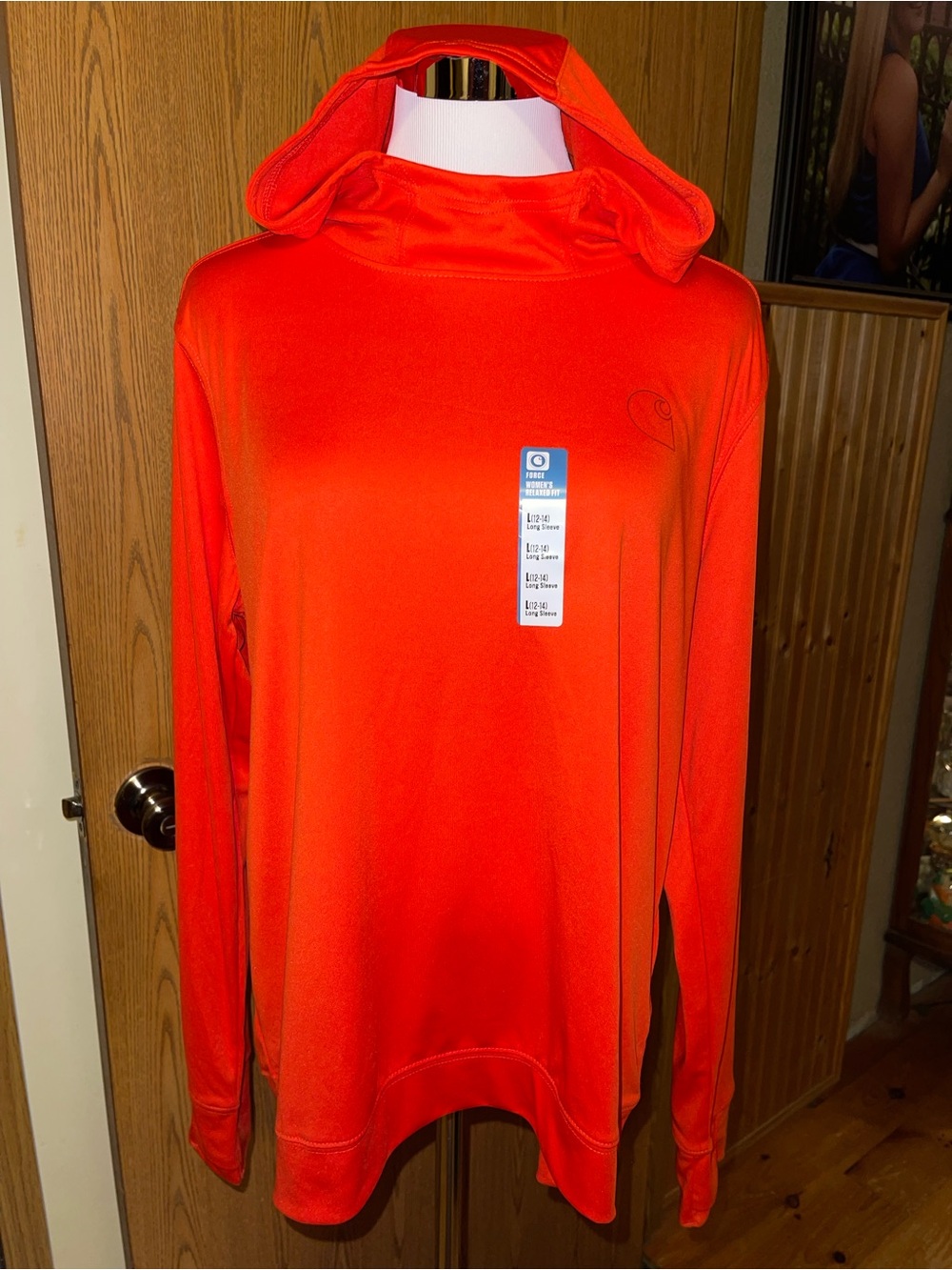 Carhartt Force Sun Defender Orange Hooded Performance Pullover